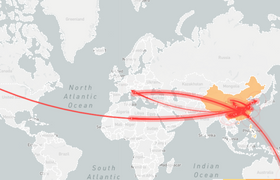 Corona Time Map: Map Visualization to track Covid-19 Spread